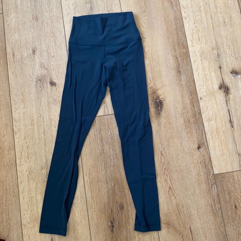 25 inch align leggings size 2 RARE color:submarine
